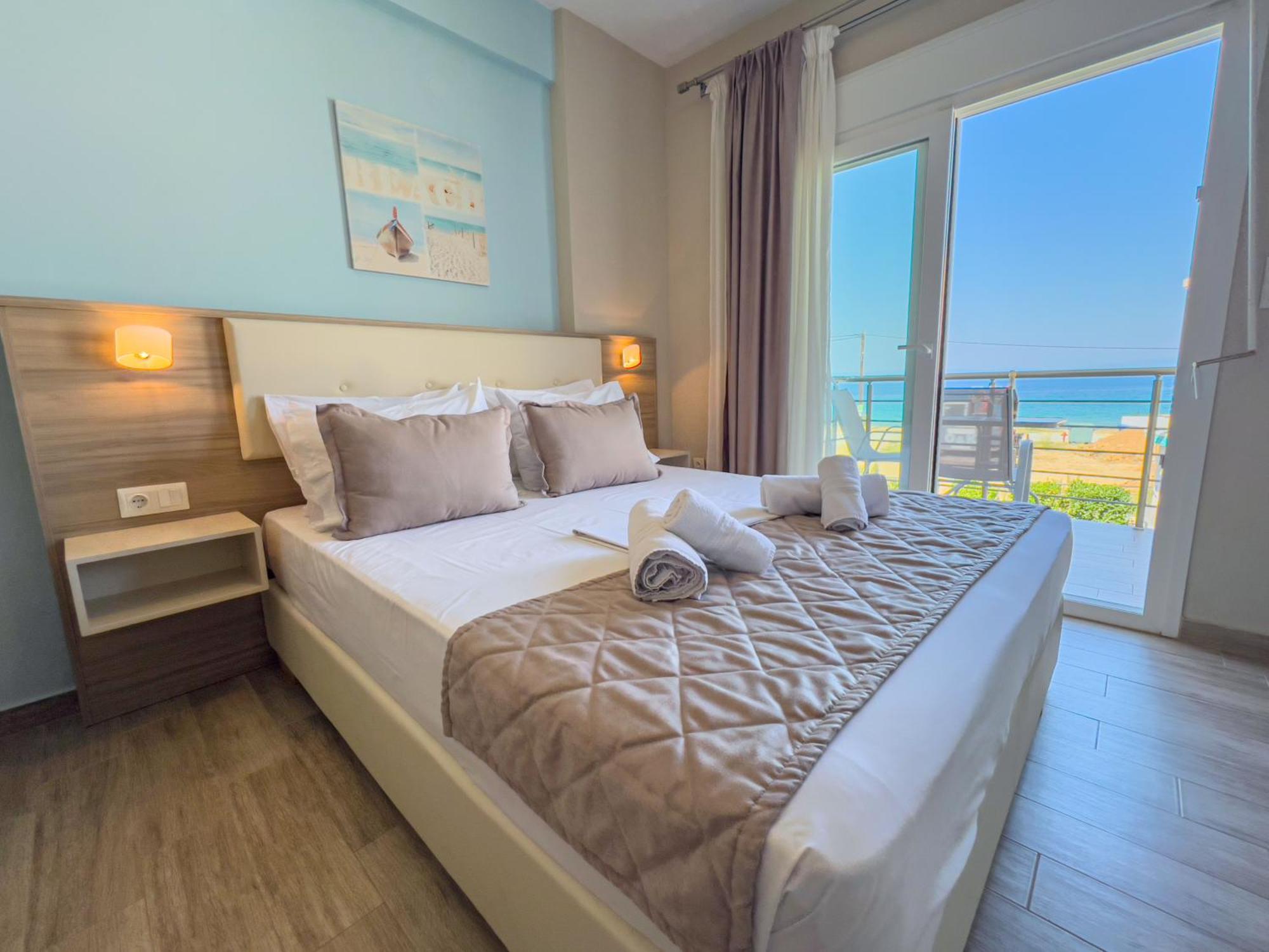 Yalos Beach Maisonettes Skala Sotiros Bagian luar foto
